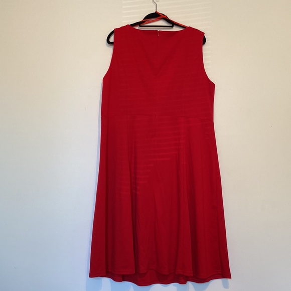 Red Bonmarche Sleeveless Dress - Size 22 - Picture 4 of 5